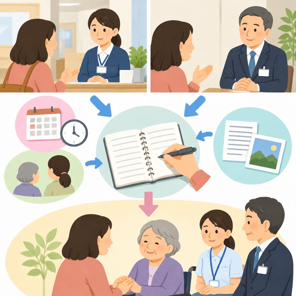 介護スタッフと相談窓口を、解決の味方に