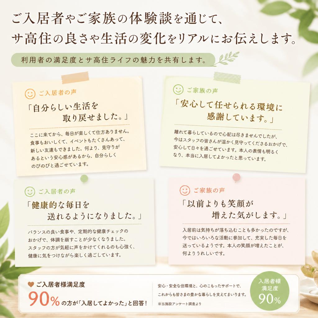 実際の利用者の声